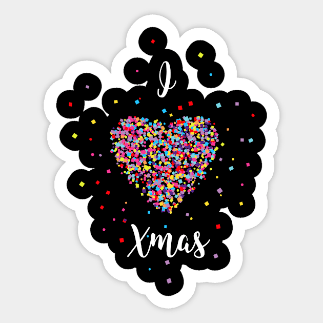 Xmas Christmas Heart Funny Gift Sticker by Kater Karl